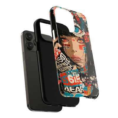Shibuya Street Collage · Tough 2.0 Magnetic Phone Case for iPhone · Red