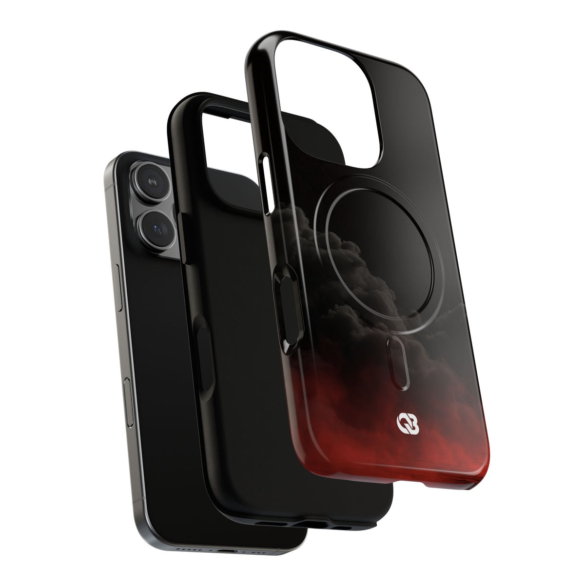 Crimson Fog Void · Tough 2.0 Magnetic Phone Case for iPhone · Black
