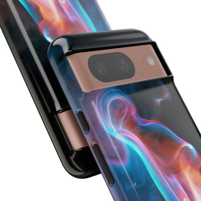 Neon Waveform · Tough Phone Case for Pixel ·  Black