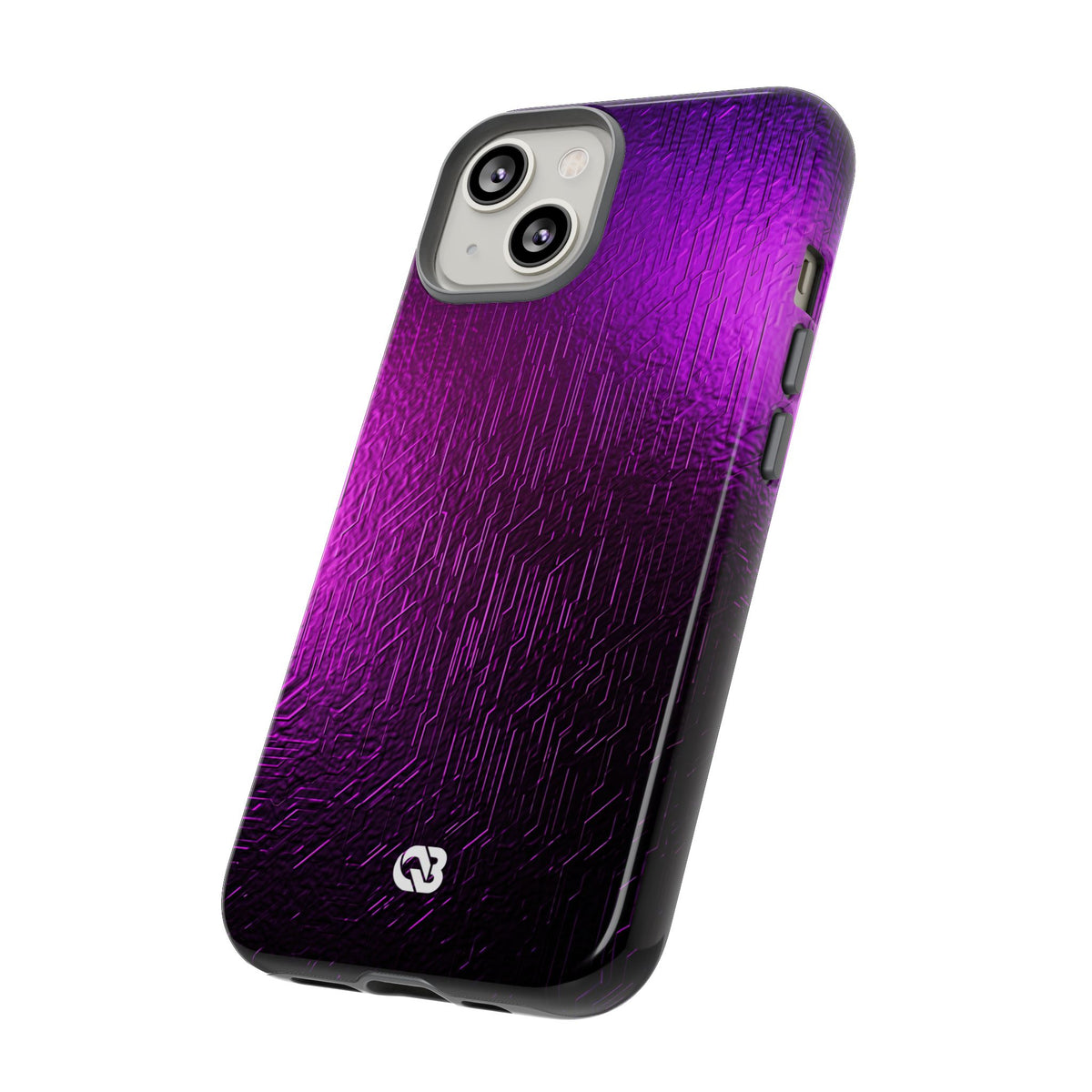Violet Cyber Circuit · Tough Phone Case for iPhone · Purple