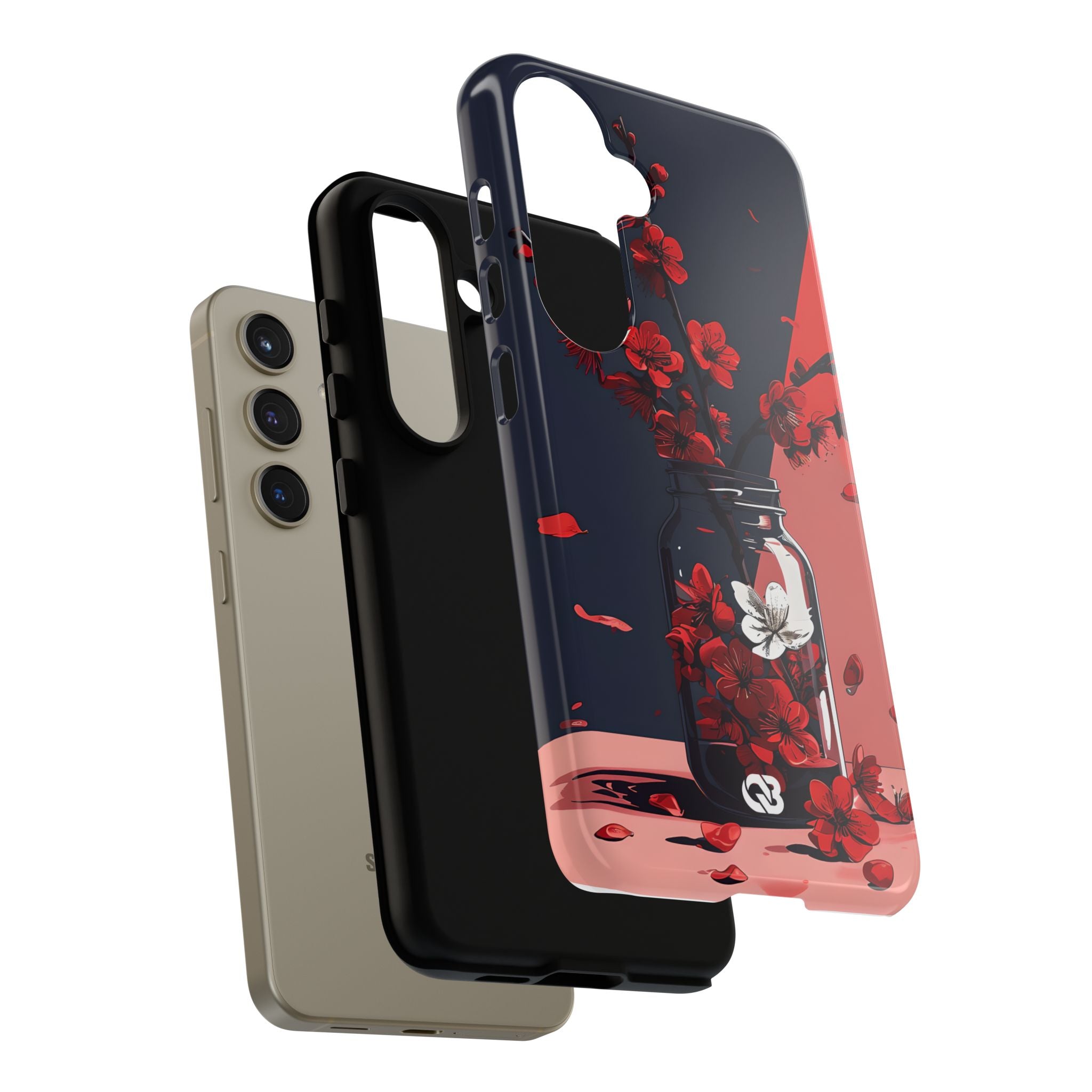 Crimson Blossom Jar · Tough Telefoncover til Samsung