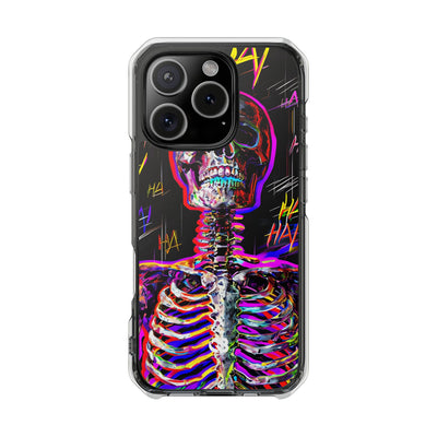 Neon Glitch Skeleton · Impact Custodia per iPhone · Magsafe