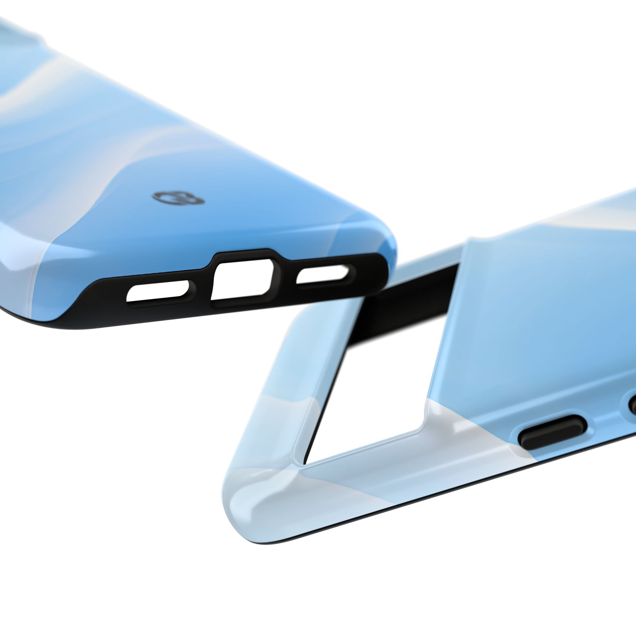 Blue Tough Phone Case for Google Pixel - Glacial Blue Silk