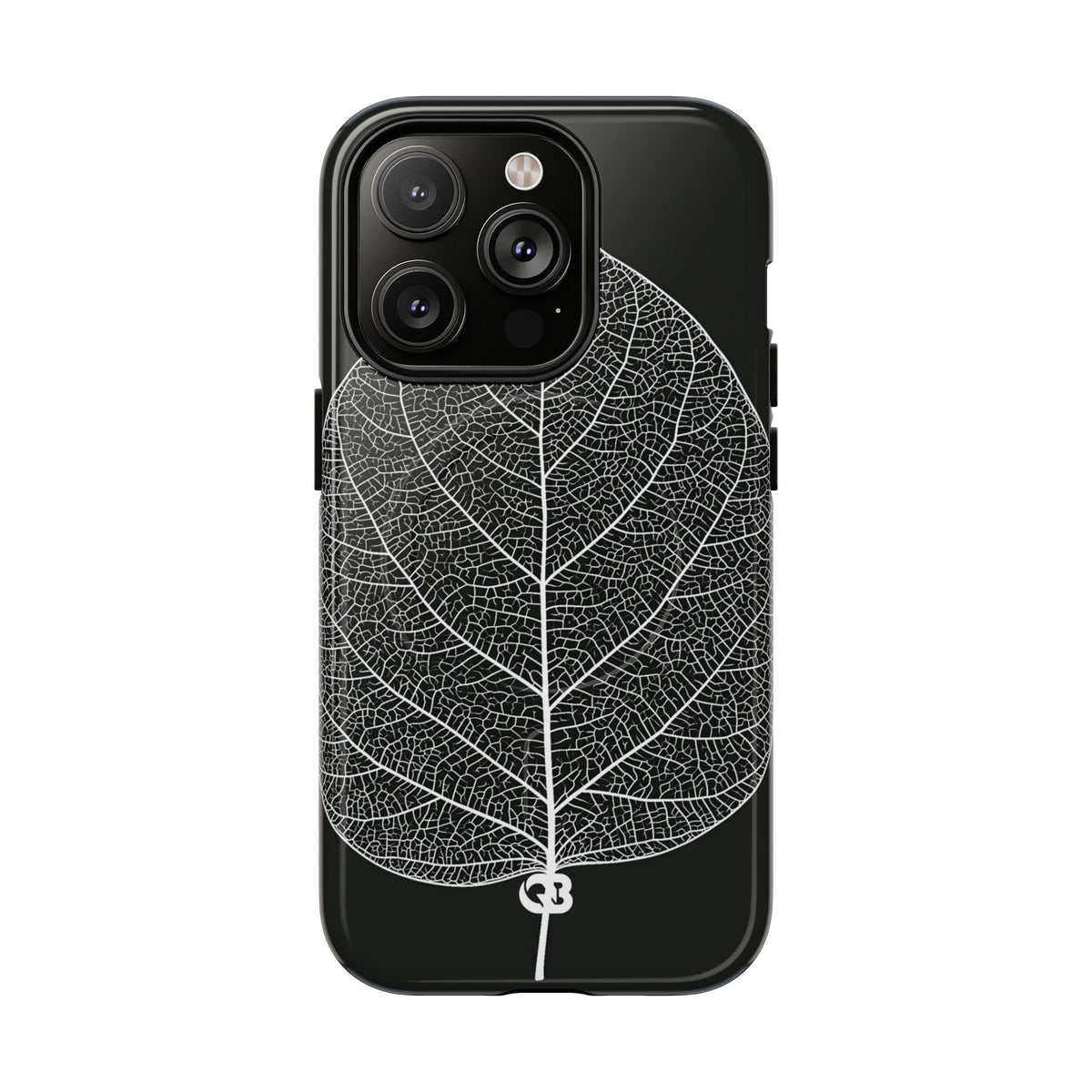 Monochrome Leaf Skeleton · Tough 2.0 Magnetic Phone Case for iPhone · Black