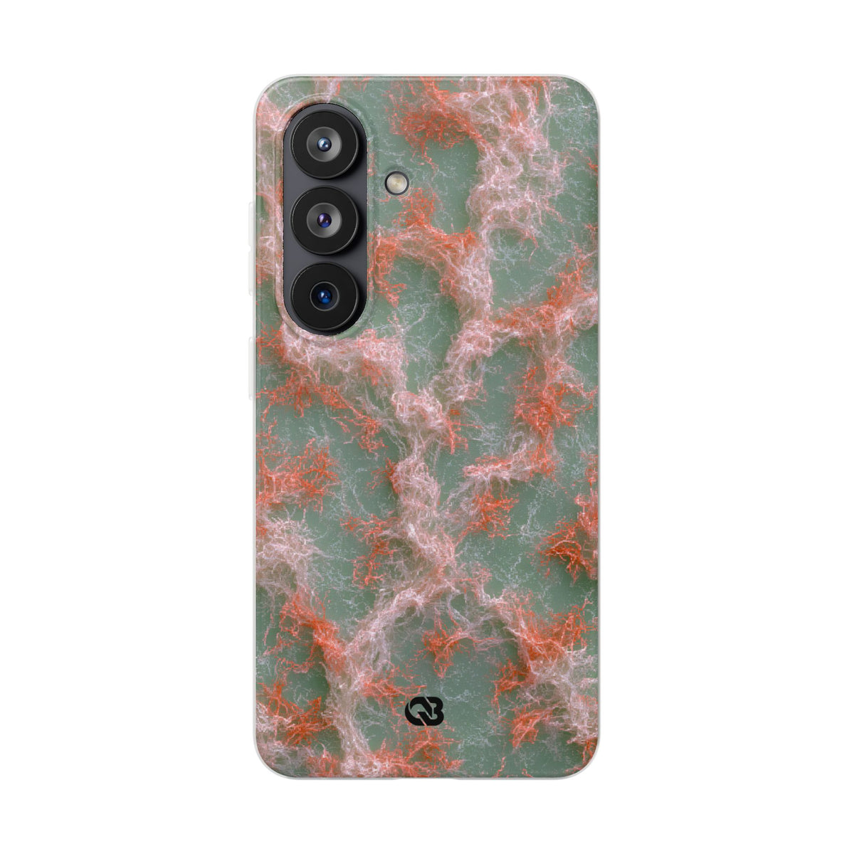 Coral Pixel Matrix · Lite Phone Case for Samsung · Green
