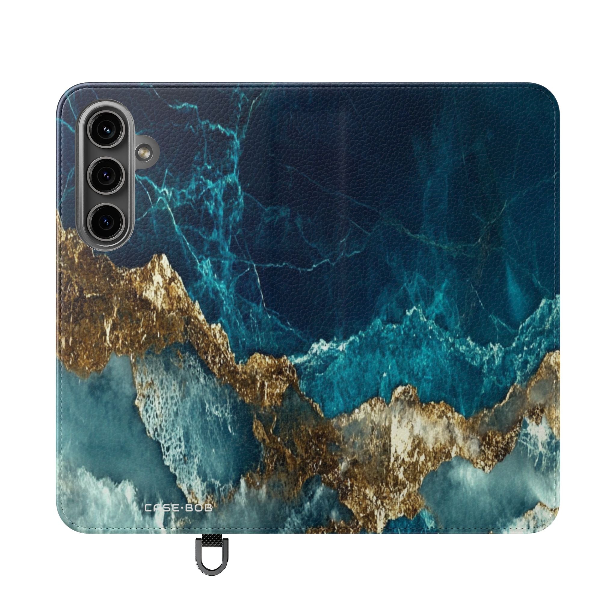 Gul Brud Teal - Samsung S24 Plus Cover - Pung
