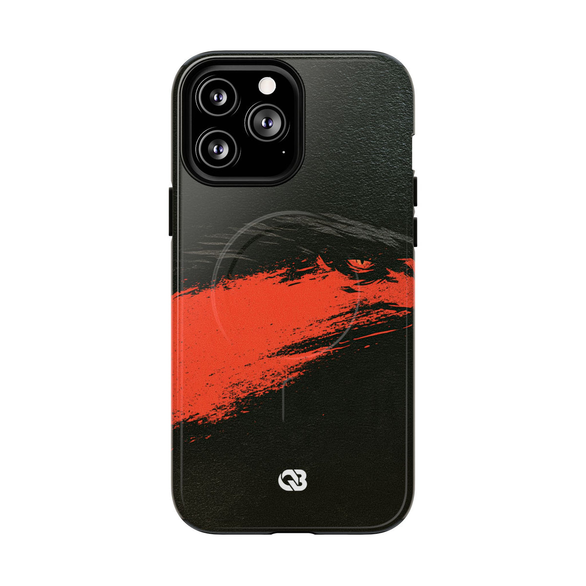 Crimson Raptor Noir · Tough 2.0 Magnetic Phone Case for iPhone · Black