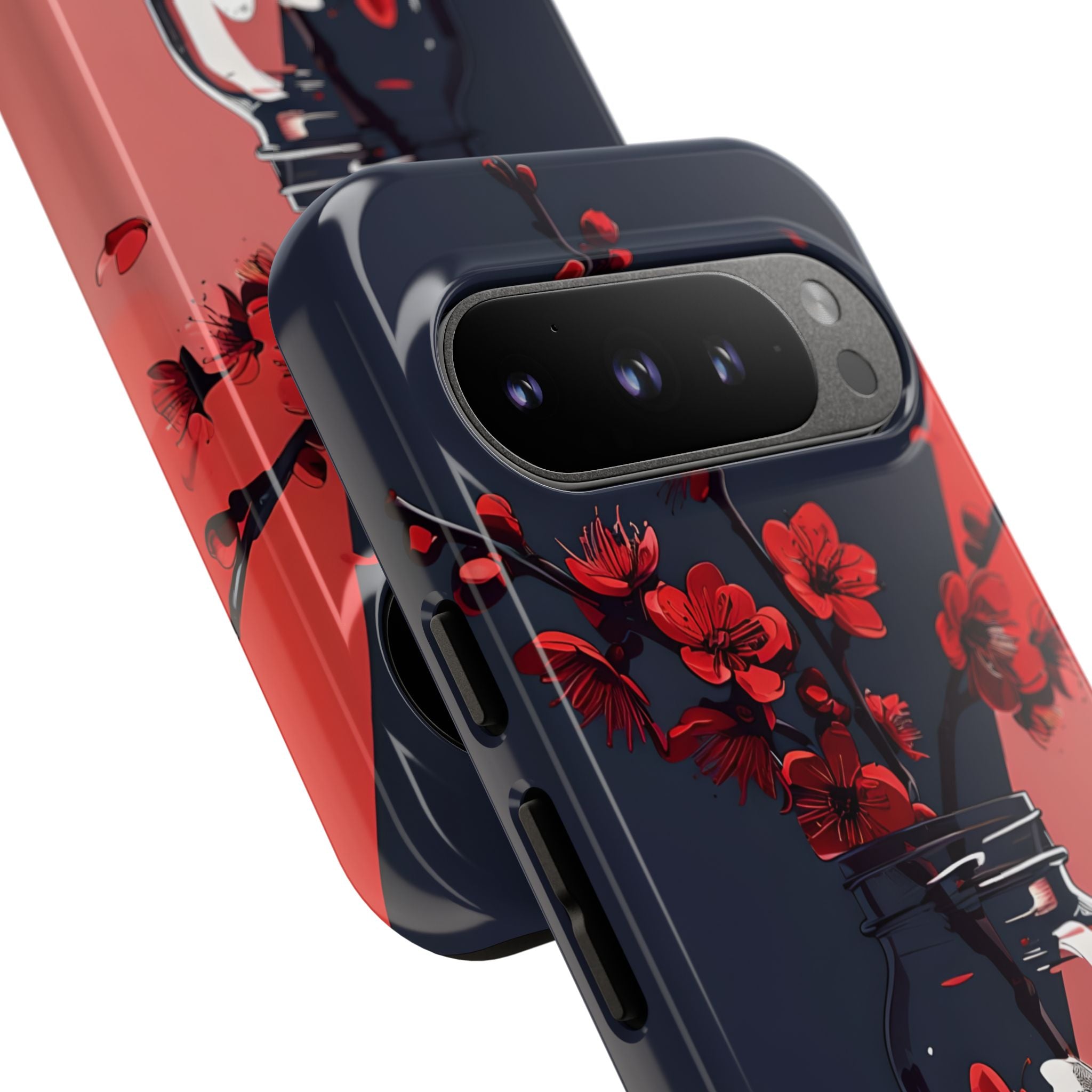 Crimson Blossom Jar · Tough Handyhülle für Google Pixel