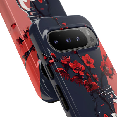 Crimson Blossom Jar · Tough Handyhülle für Google Pixel