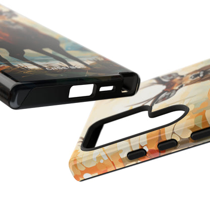 Glowing Stag Samsung S24 Ultra Case - Tough - CASE•BOB
