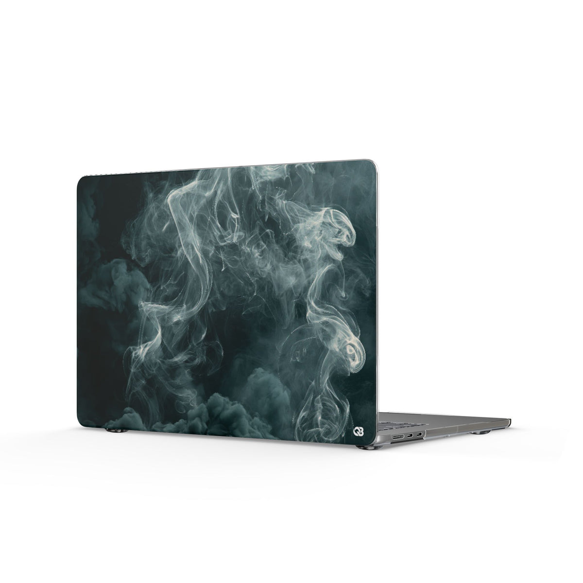 Luminescent Vapor Drift · Clear Hard Case for MacBook · Teal