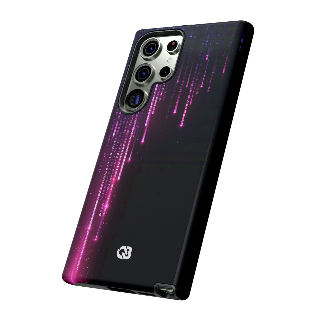Binary Cascade · Tough Phone Case for Samsung · Black