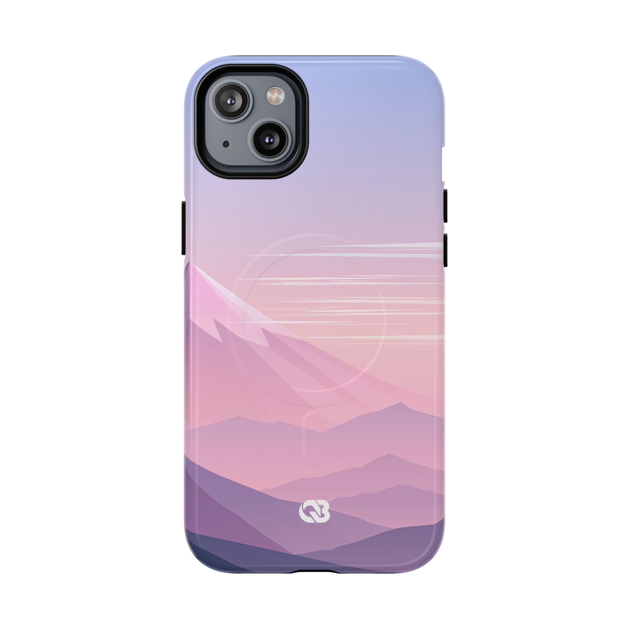 Purple Tough 2.0 Magsafe Phone Case for iPhone - Lavender Alpine Dawn