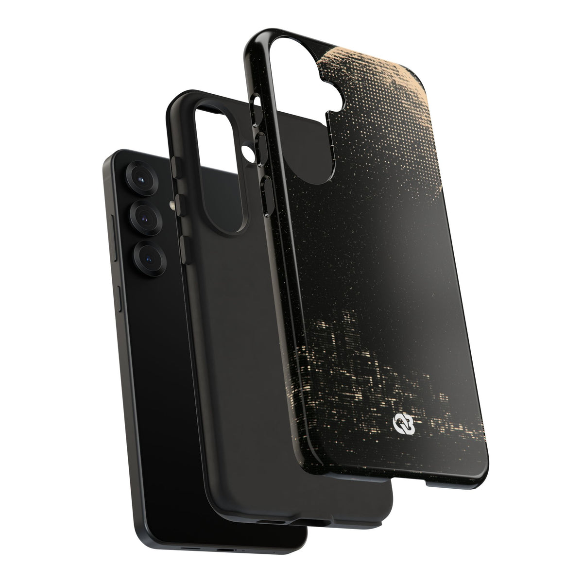 Lunar Metropolis Nocturne · Tough Phone Case for Samsung · Black