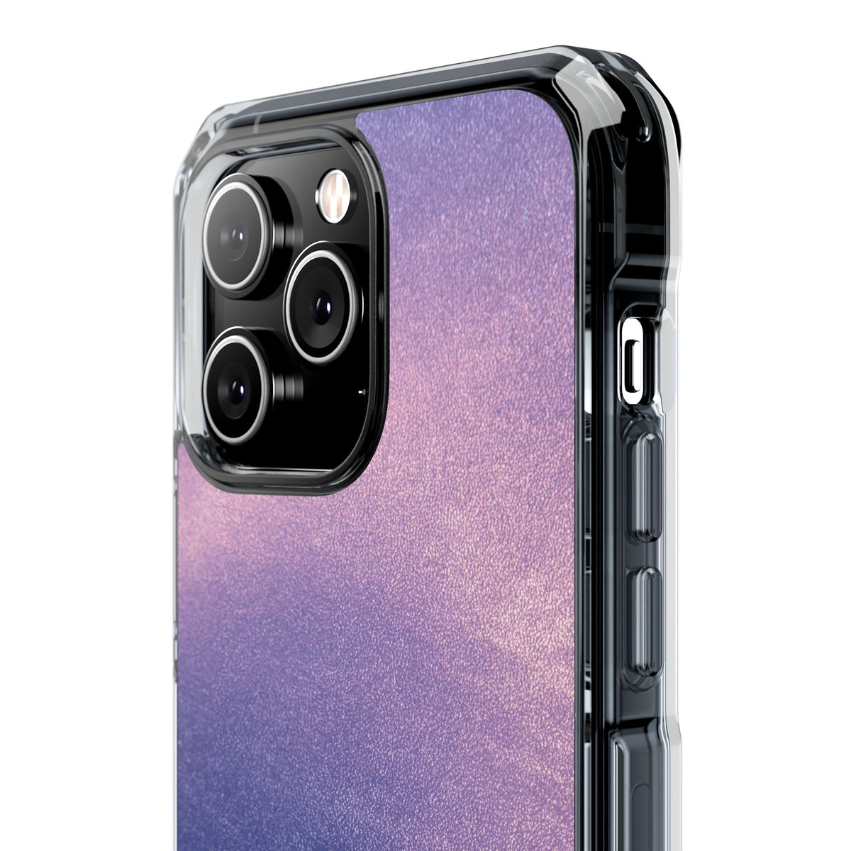 Ethereal Violet Glow · Clear Impact Magnetic Phone Case for iPhone · Purple