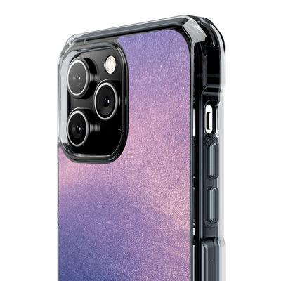 Ethereal Violet Glow · Clear Impact Magnetic Phone Case for iPhone · Purple