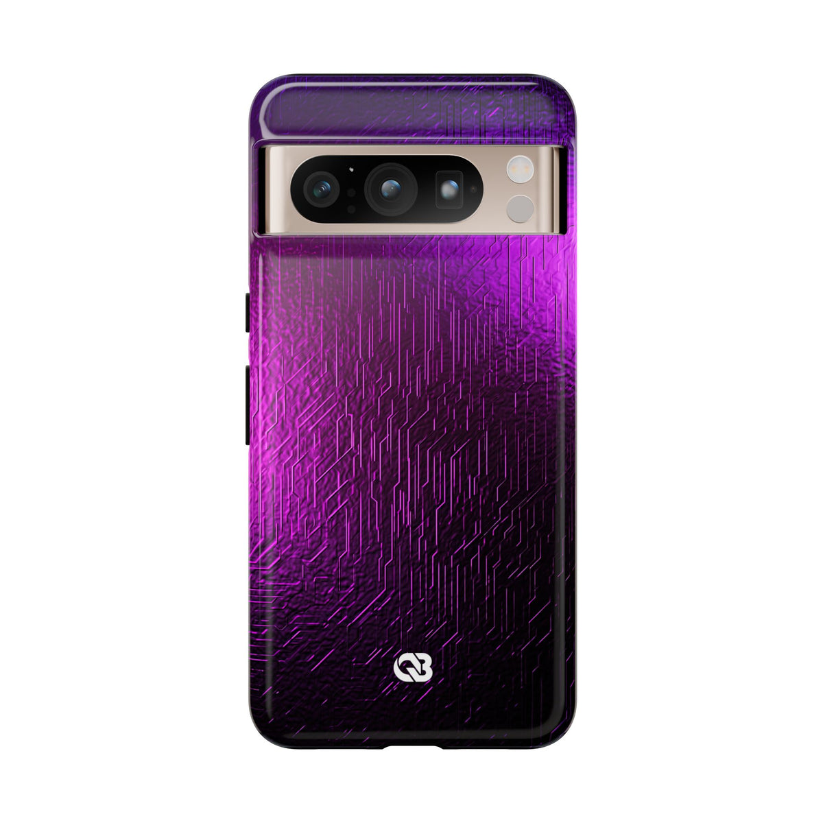 Violet Cyber Circuit · Tough Phone Case for Pixel ·  Purple