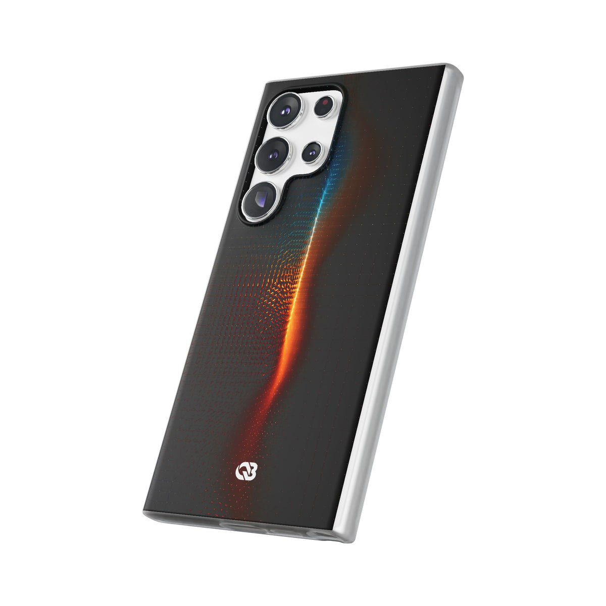 Luminous Refraction Grid · Lite Phone Case for Samsung · Black