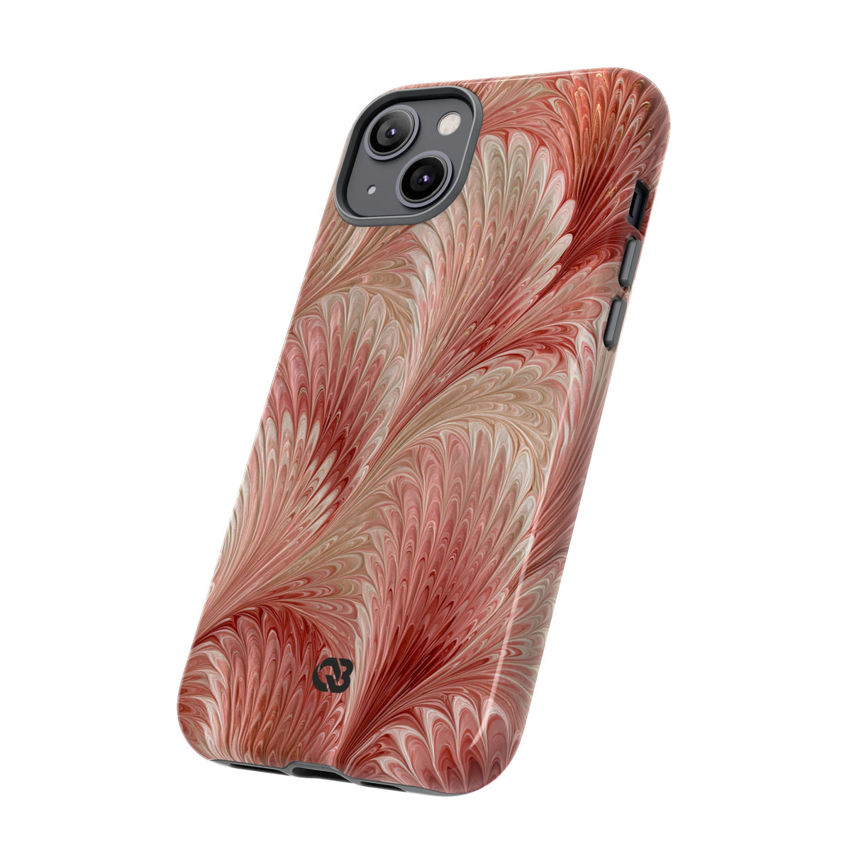 Blush Petal Plume · Tough Phone Case for iPhone · Pink