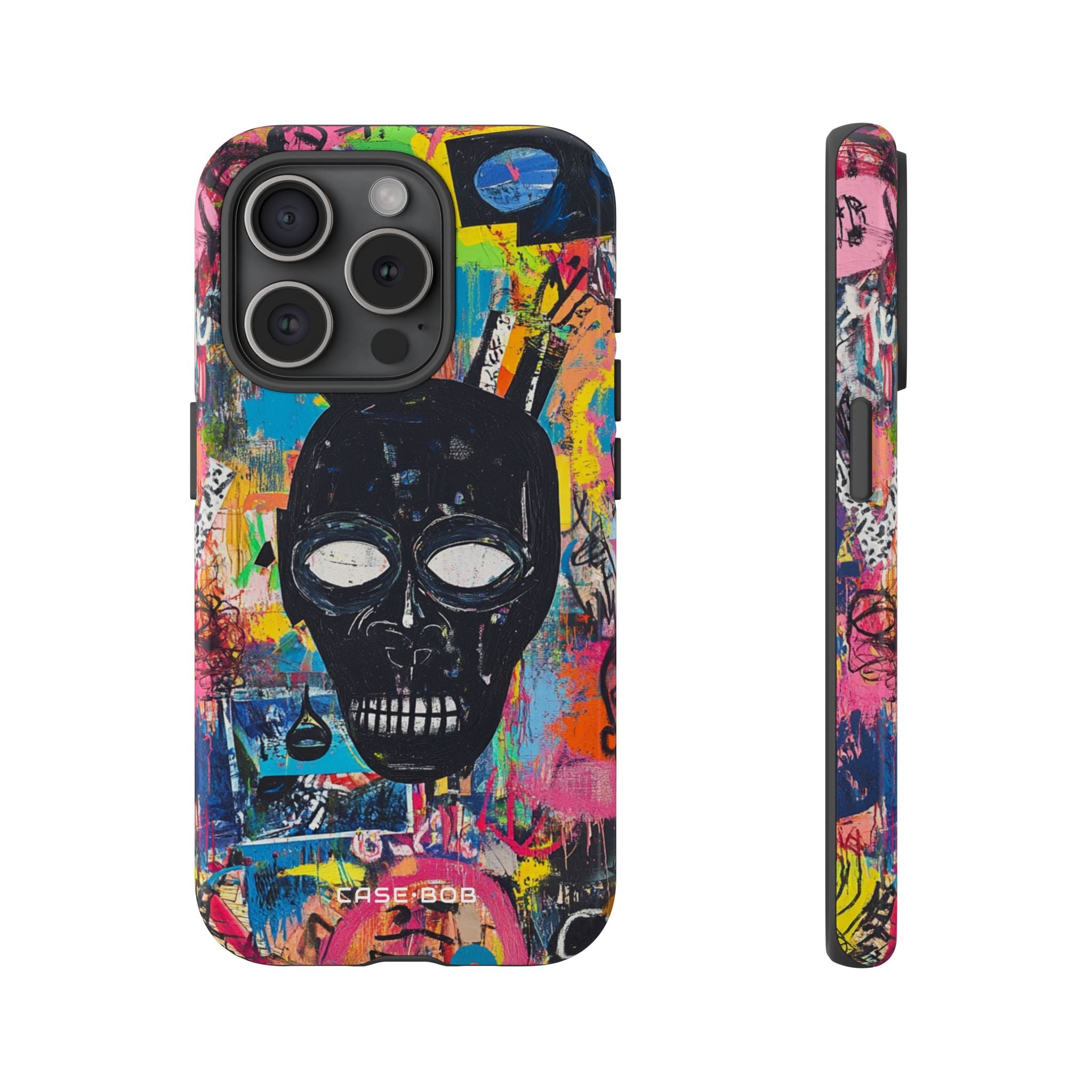 Skull Vortex iPhone 15 Pro Case - Tough