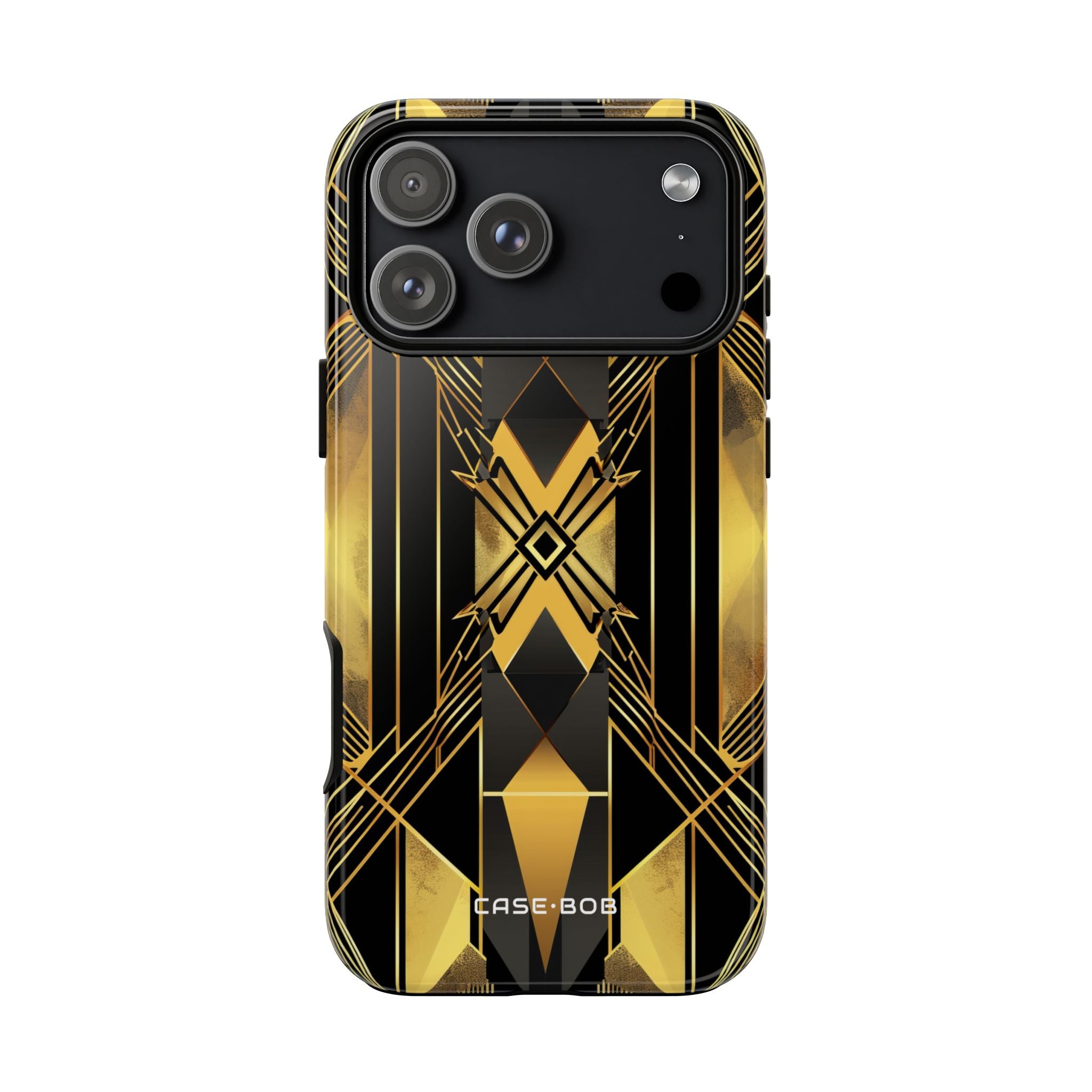 Golden Diamond Radiance iPhone 17 Pro Max Case - Tough - CASE•BOB