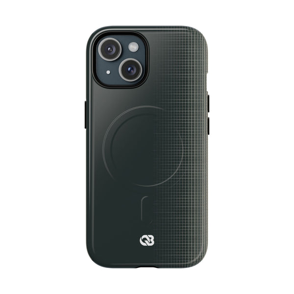 Modular Grid Shift · Tough 2.0 Magnetic Phone Case for iPhone · Grey