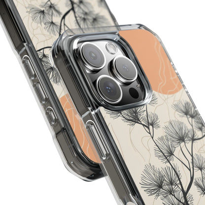 Spiky Tree Sunset iPhone 16 Pro Case - Impact