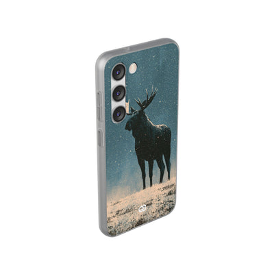 Nordic Boreal Moose · Lite Phone Case for Samsung · Blue