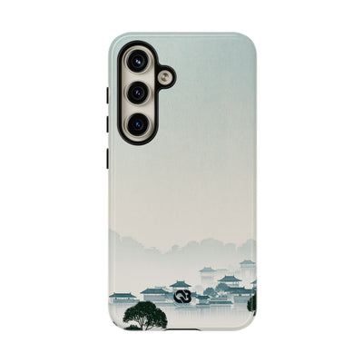 Blue Tough Phone Case for Samsung - Mist Valley Pagoda