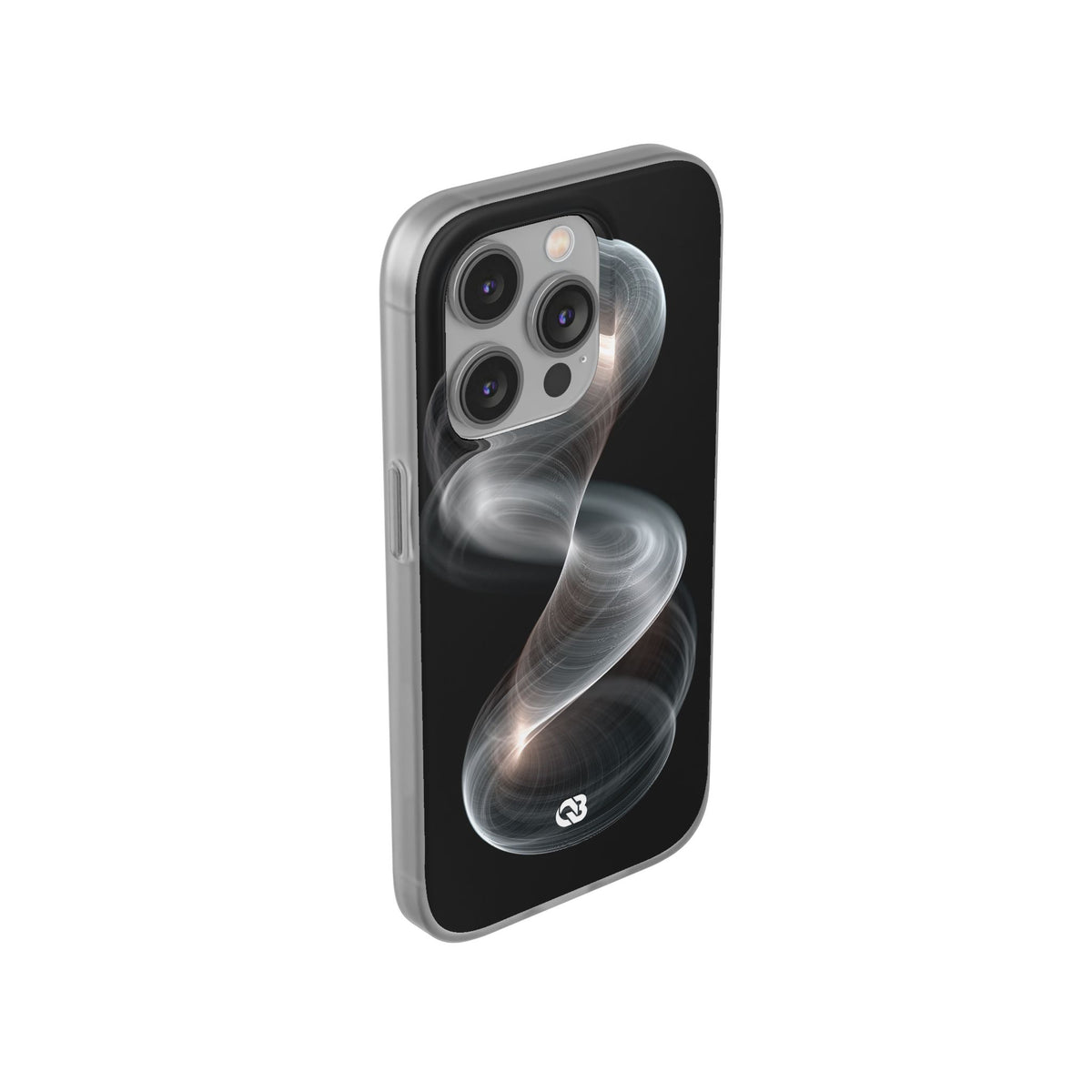 Luminous Vortex · Lite Phone Case for iPhone ·  Black