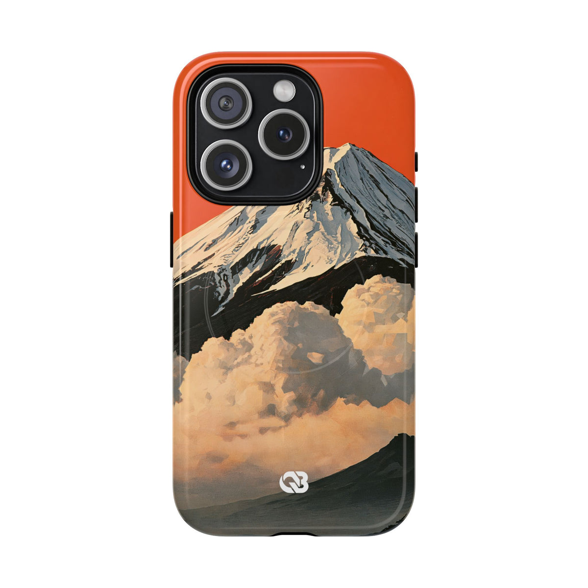Sacred Peak Fuji · Tough 2.0 Magnetic Phone Case for iPhone · Orange