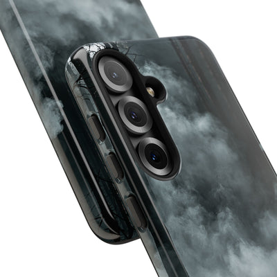 Shadowed Pine Mist · Tough Phone Case for Samsung · Black