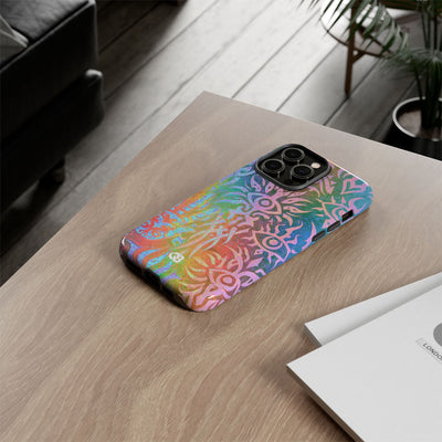 Chromatic Mystic Sigil · Tough Phone Case for iPhone · Blue