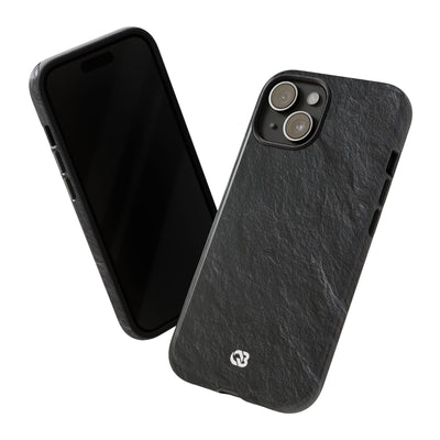 Obsidian Slate · Tough Phone Case for iPhone · Black