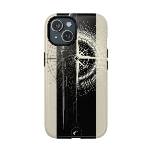 Orbital Meridian · Tough 2.0 Magnetic Phone Case for iPhone · Beige