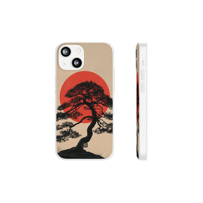 Crimson Pine Solitude · Lite Phone Case for iPhone ·  Beige