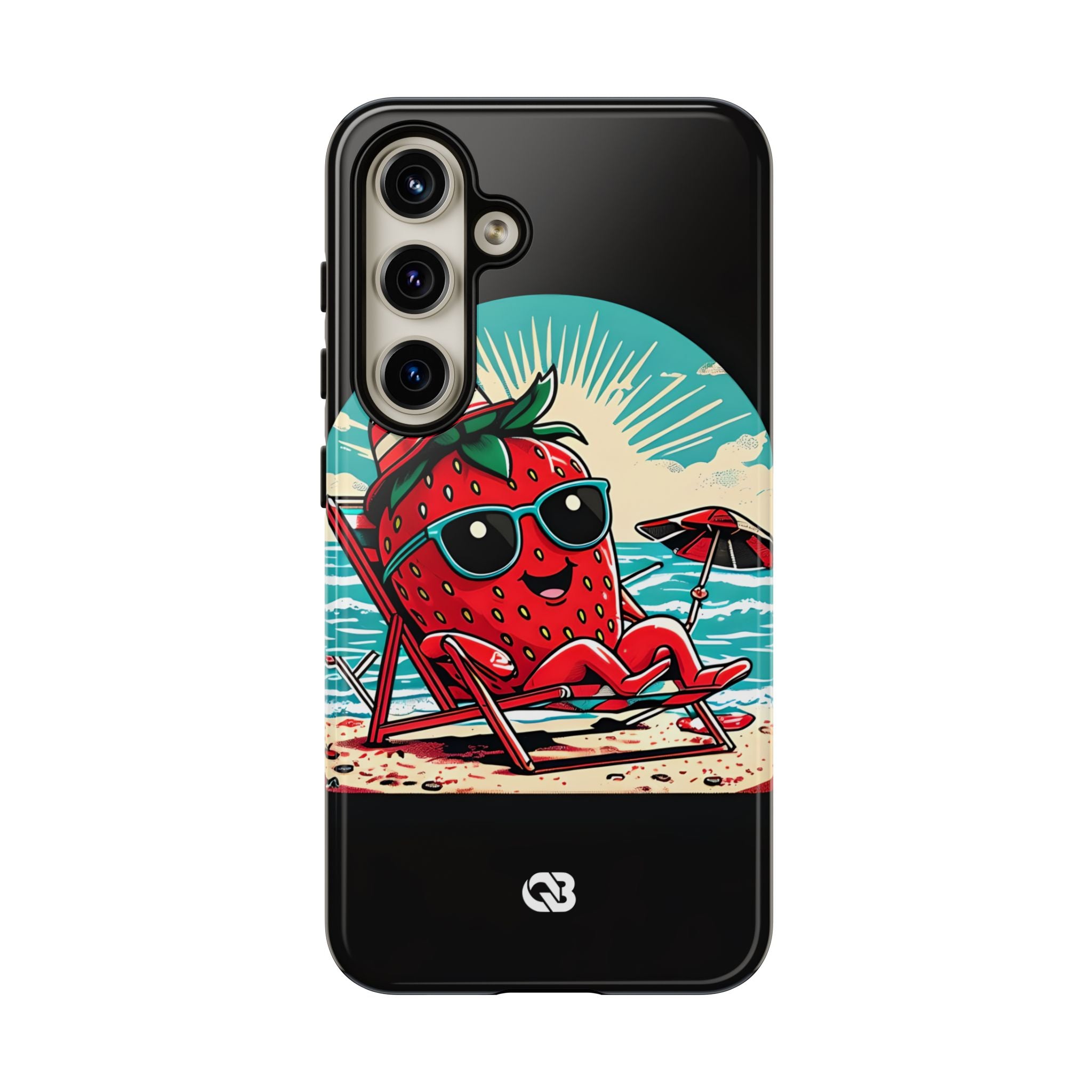 Retro Coastal Berry · Tough Mobilskal för Samsung