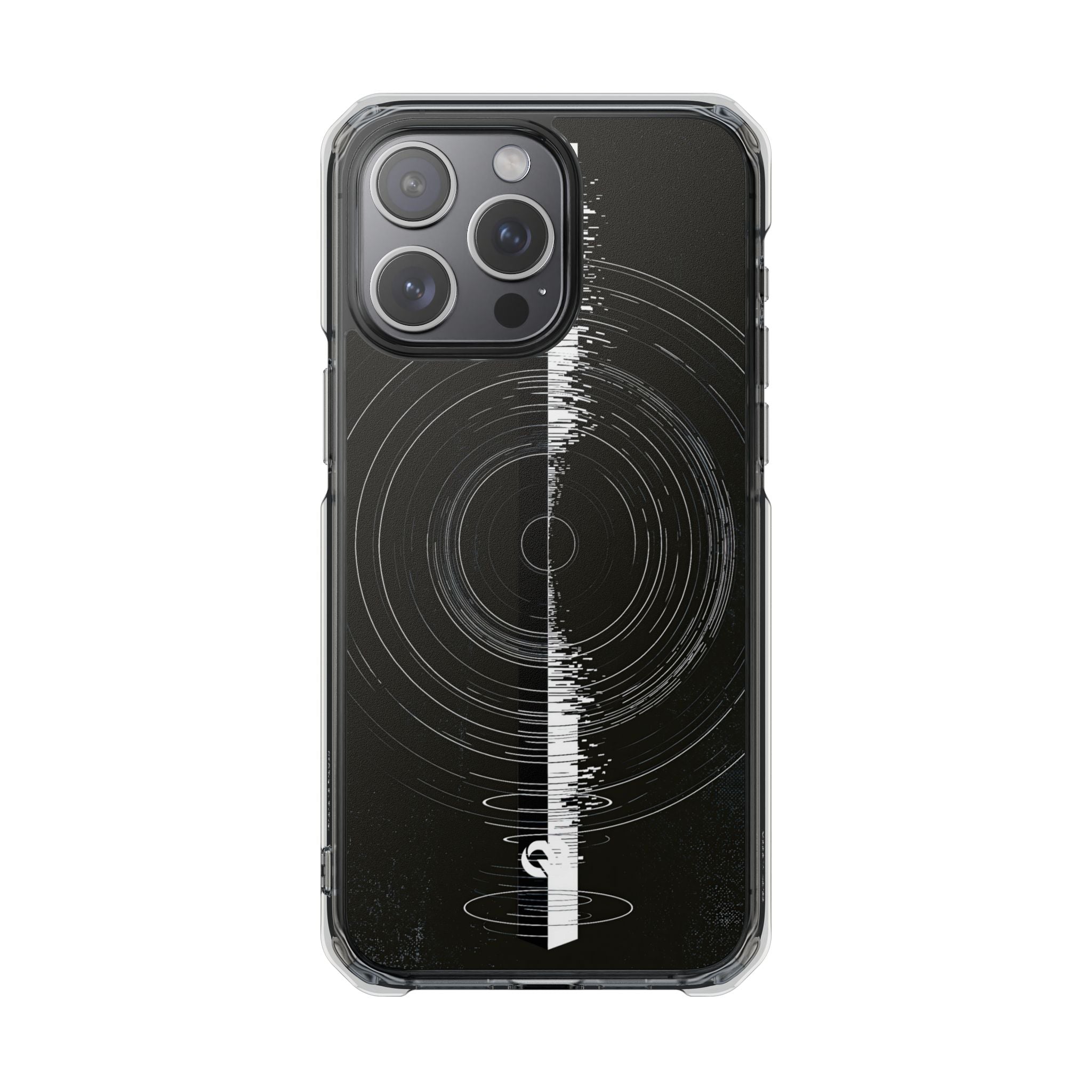Black Impact MagSafe Phone Case for iPhone - Obsidian Orbital Signal