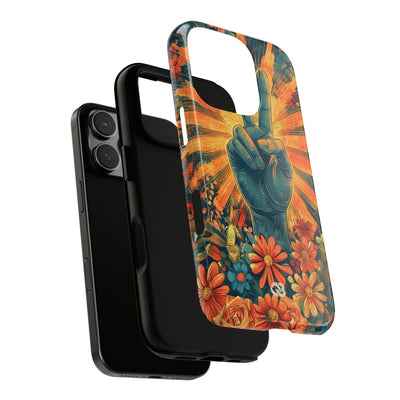 Radiant Peace Bloom · Tough Phone Case for iPhone