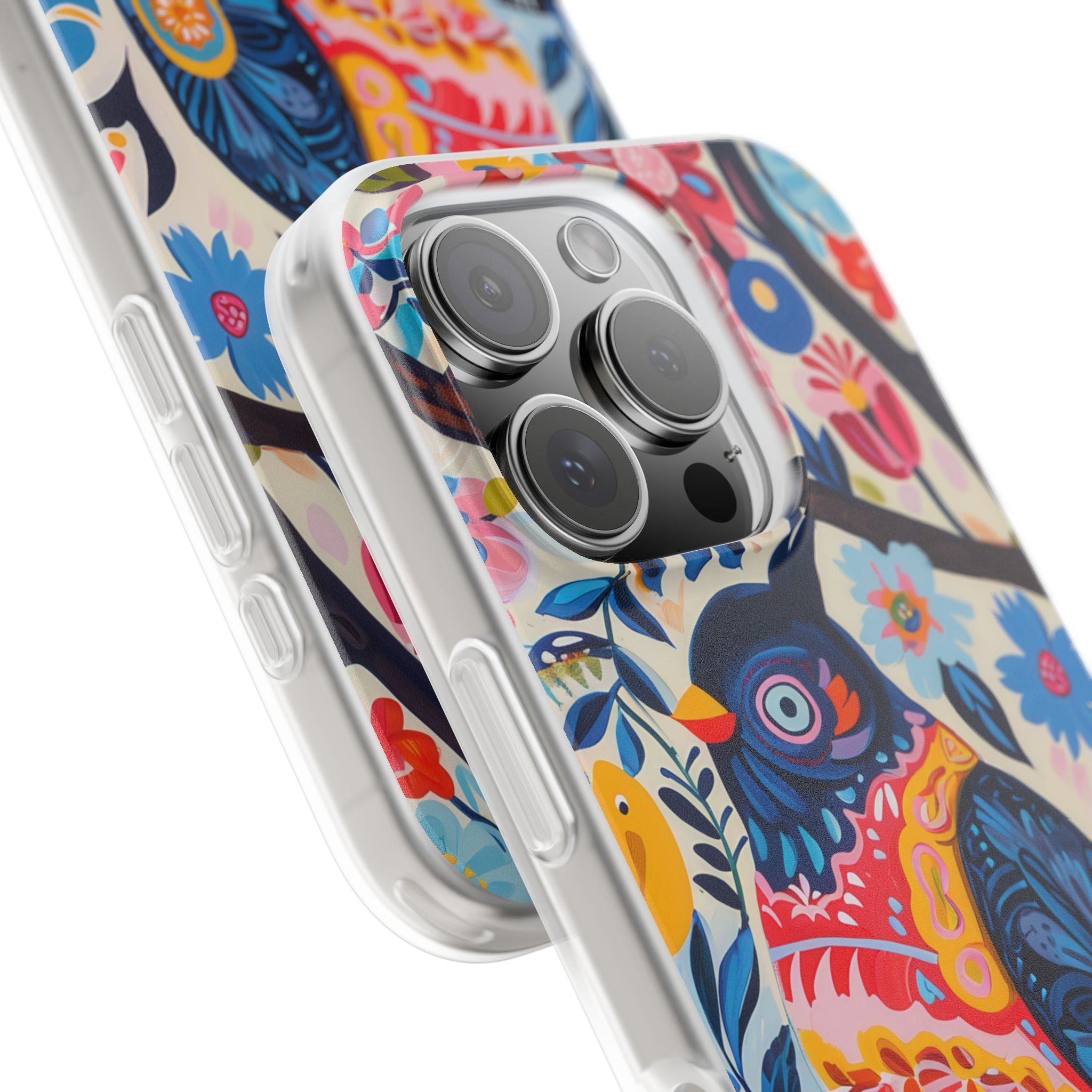 Owl Bloom iPhone 16 Pro Case - Soft