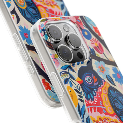 Owl Bloom iPhone 16 Pro Case - Soft