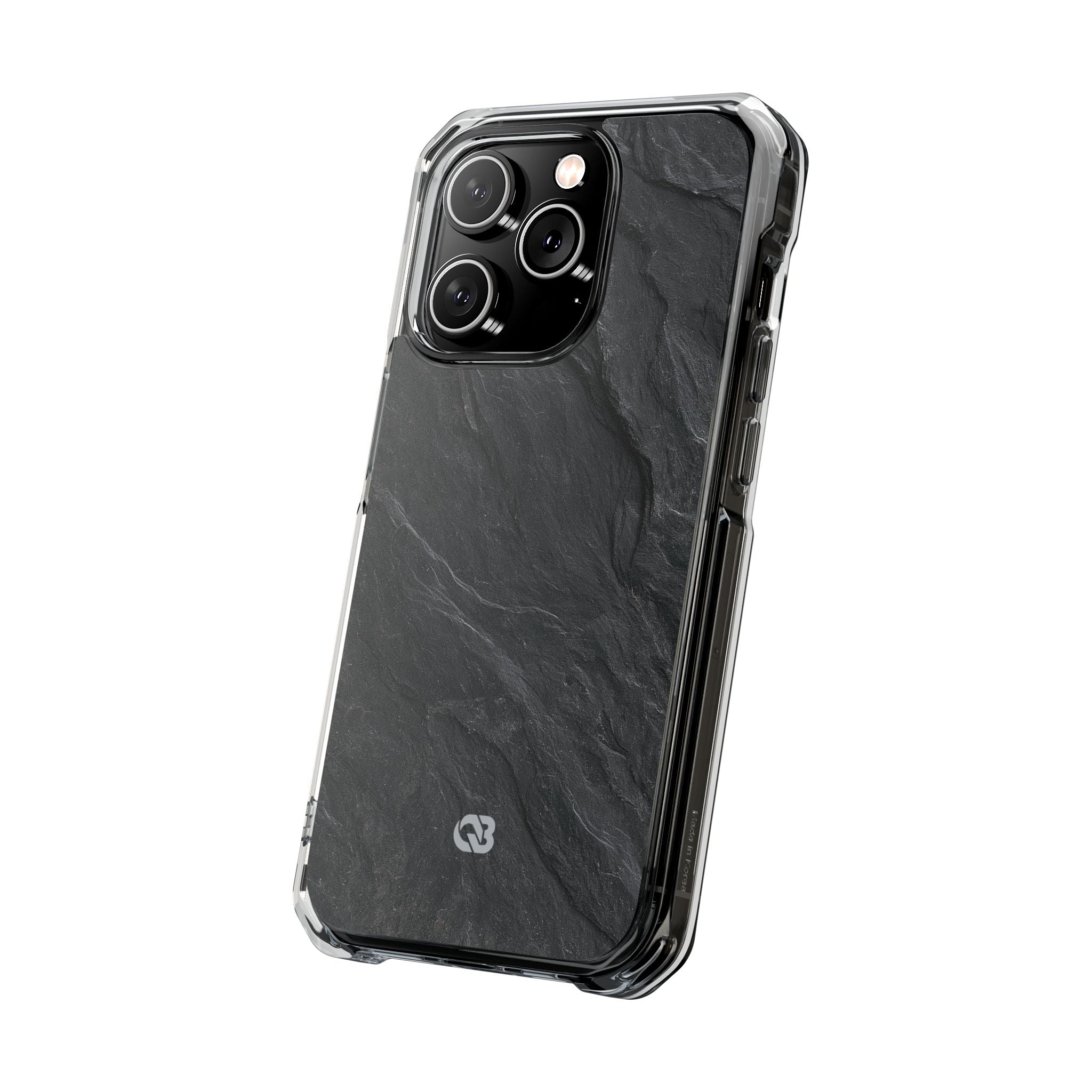 Black Impact MagSafe Phone Case for iPhone - Midnight Slate Ridge