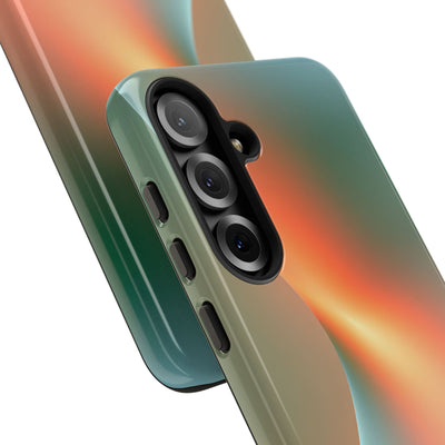 Radiant Contour · Tough Phone Case for Samsung · Orange