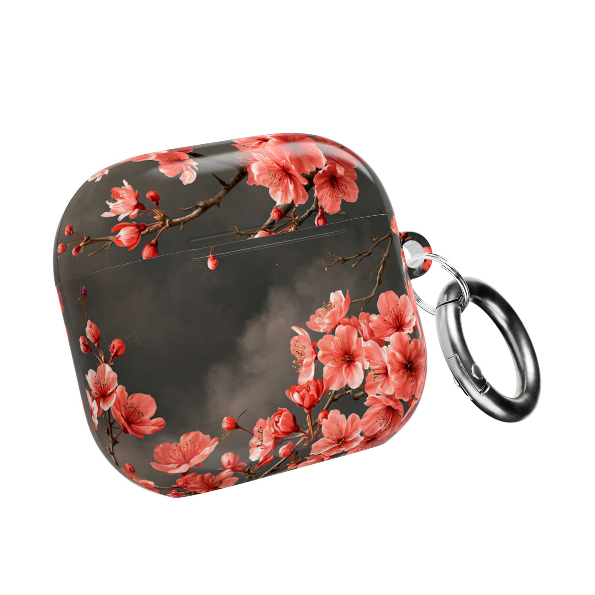 Dark Sakura Nocturne · Hard Case for AirPods & AirPods Pro · Black