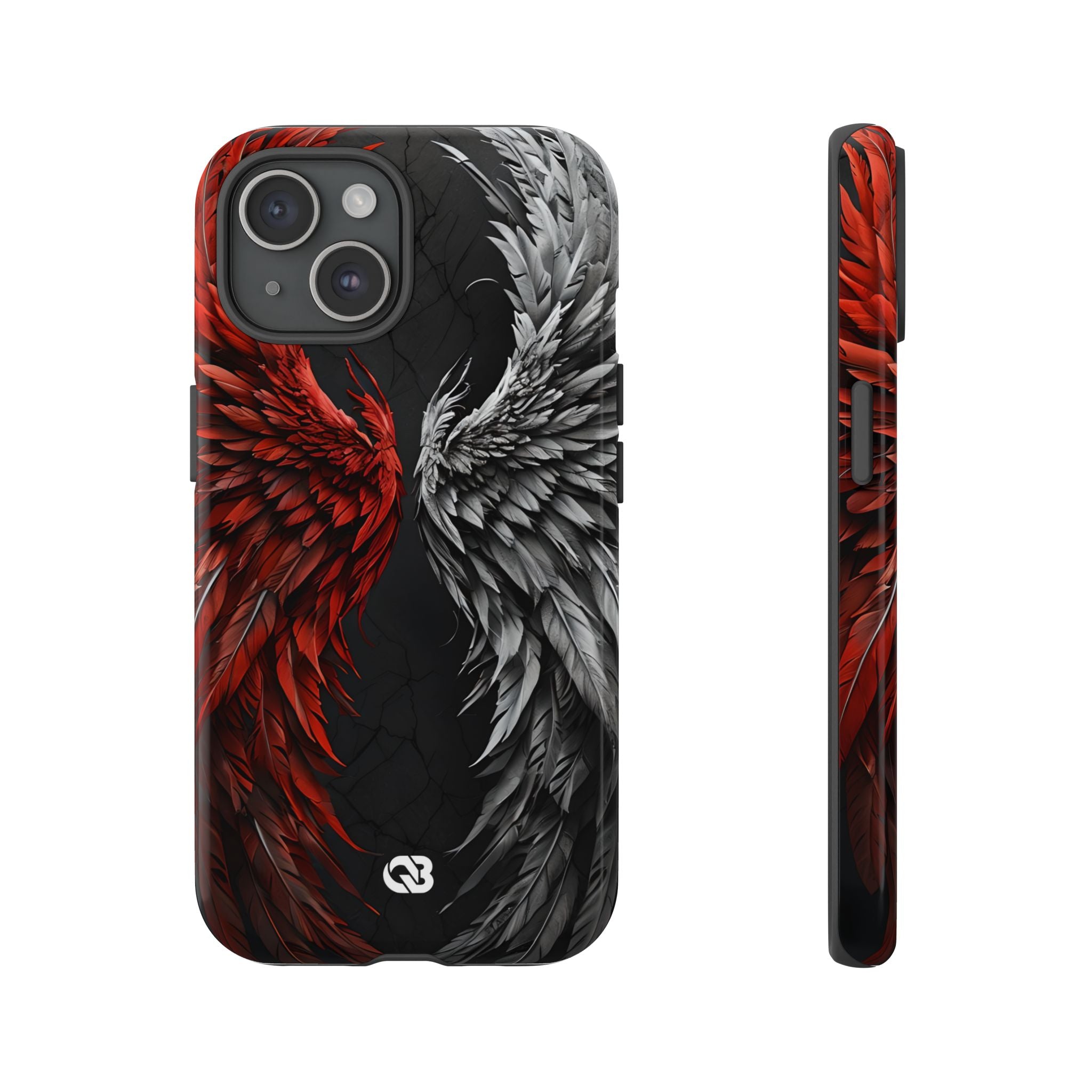 Split Crimson Wing · Tough Phone Case for iPhone