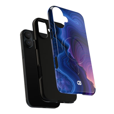 Radiant Strata · Tough 2.0 Magnetic Phone Case for iPhone · Blue