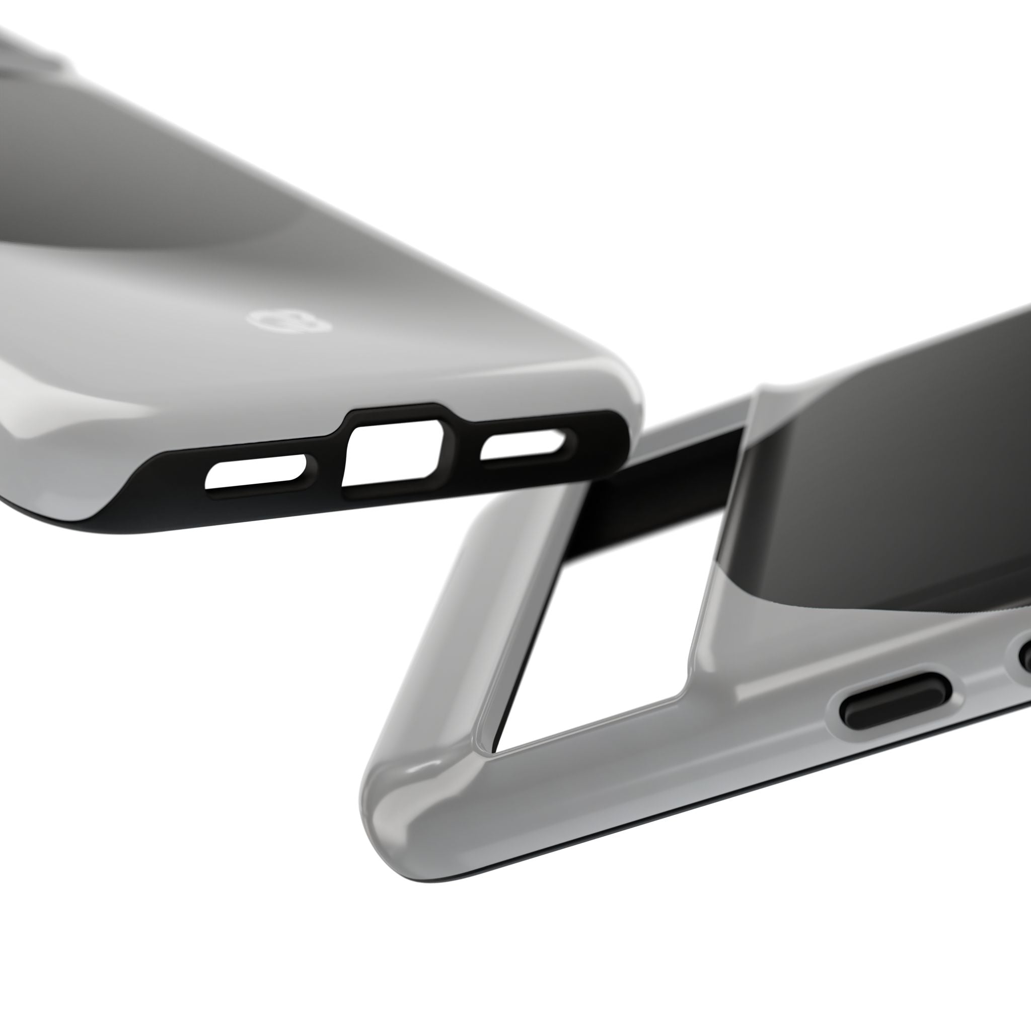 Grey Tough Phone Case for Google Pixel - Matte Onyx Sphere