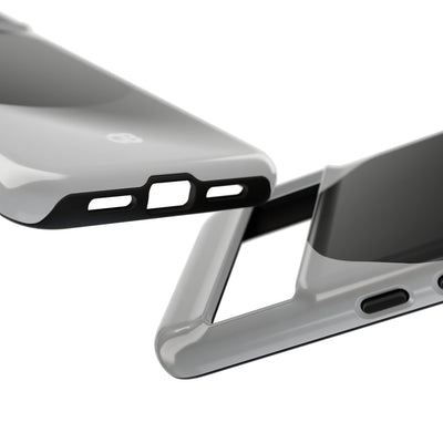 Grey Tough Phone Case for Google Pixel - Matte Onyx Sphere