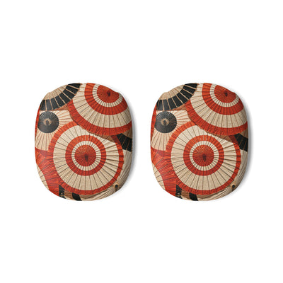 Vermilion Wagasa Motif · Hard Case for AirPods Max · Red