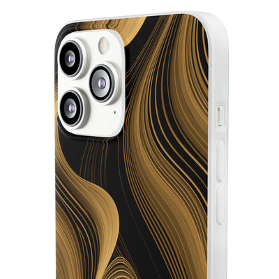 Gilded Strata · Lite Phone Case for iPhone ·  Gold